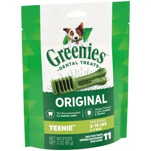 3 oz. Greenies Teenie Trial Size Treat Pack (10 Count) - Treats